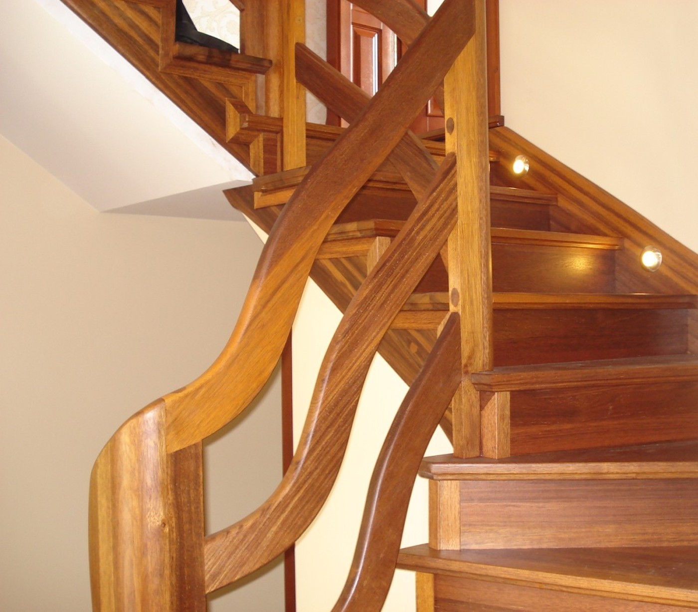 Wooden stairs