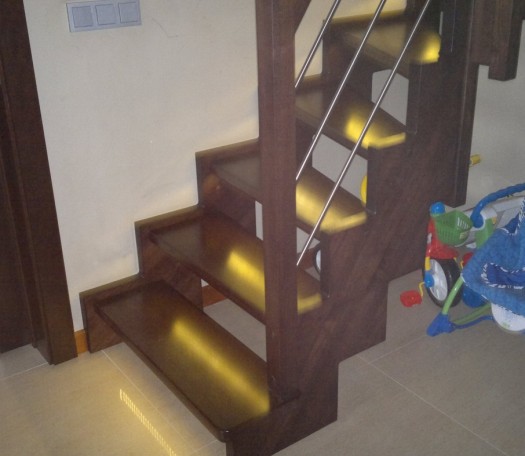 Wooden stairs