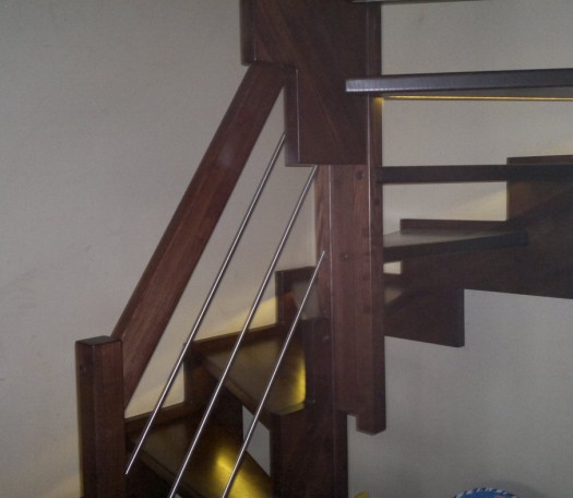 Wooden stairs