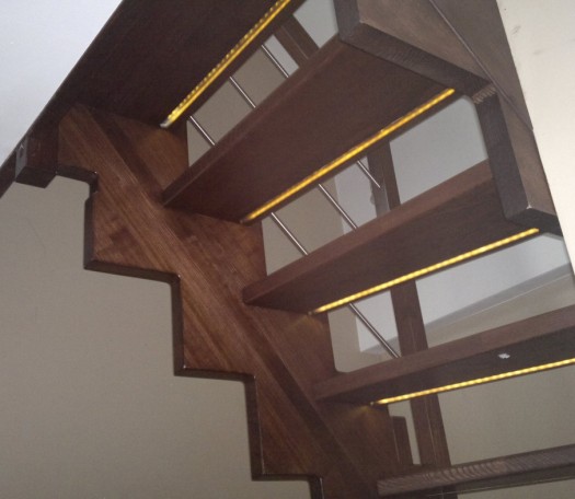 Wooden stairs