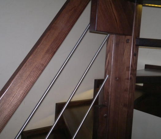 Wooden stairs