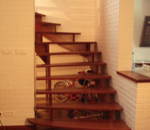 Wooden stairs