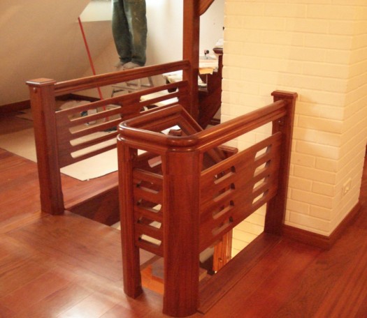 Wooden stairs