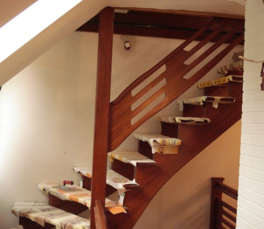 Wooden stairs