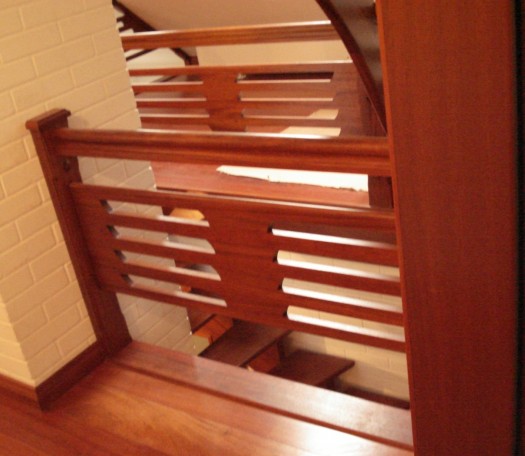 Wooden stairs