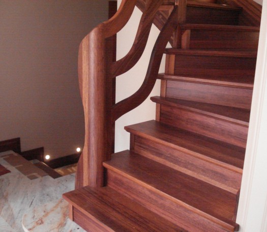 Wooden stairs