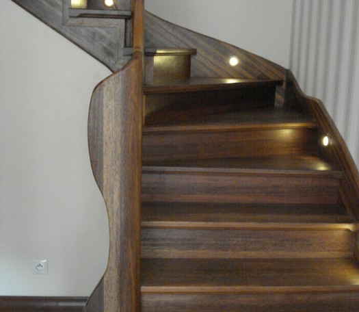 Wooden stairs