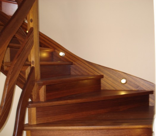 Wooden stairs