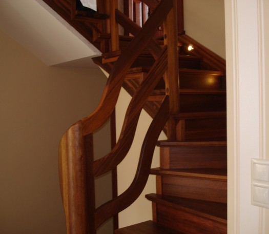 Wooden stairs