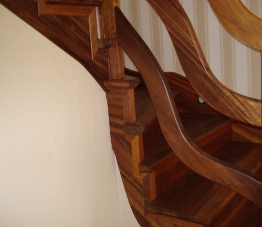 Wooden stairs