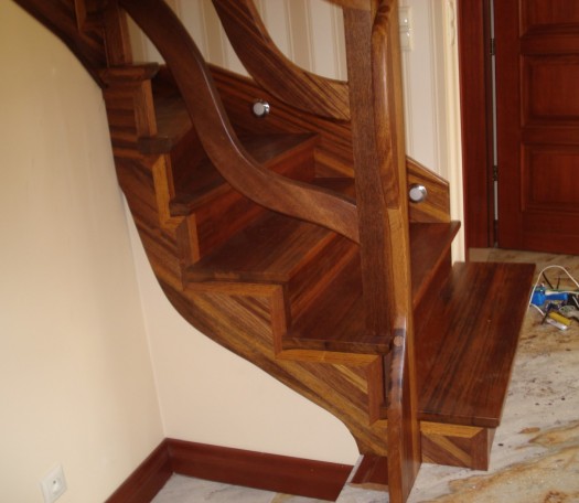 Wooden stairs