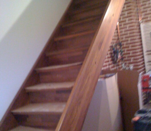 Wooden stairs