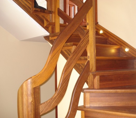 Wooden stairs