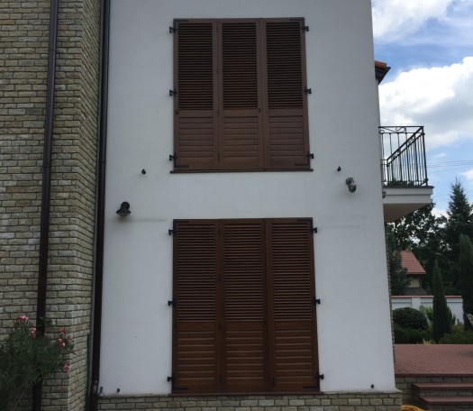 Wooden shutters