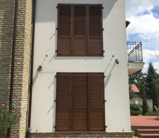 Wooden shutters