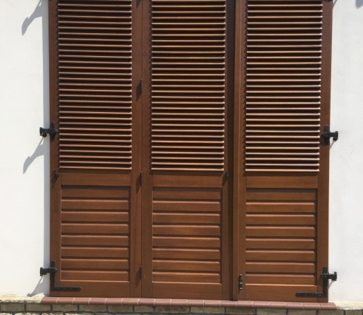 Wooden shutters