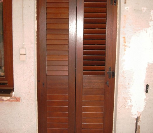 Wooden shutters