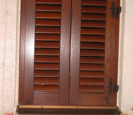 Wooden shutters