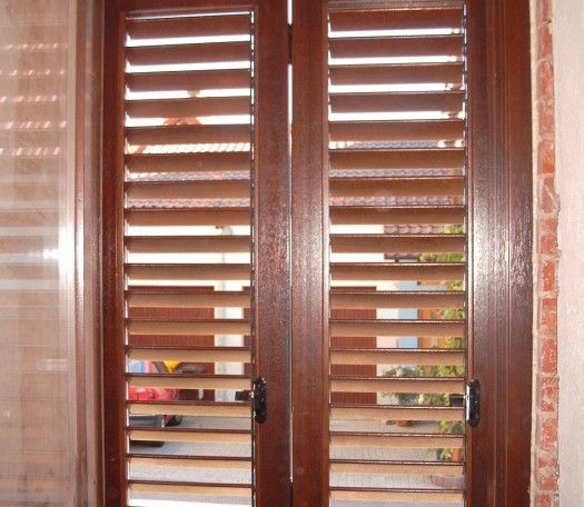 Wooden shutters