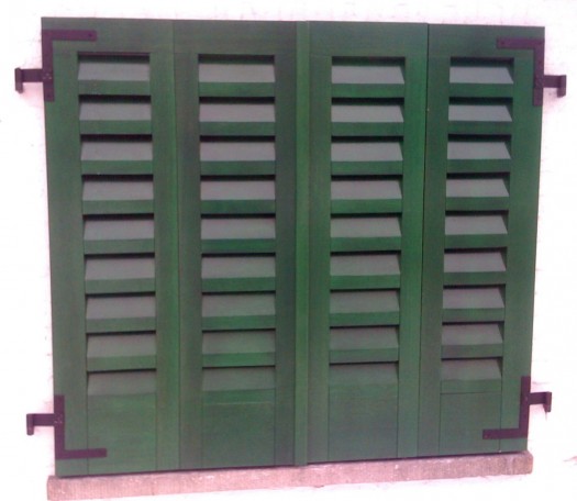Wooden shutters