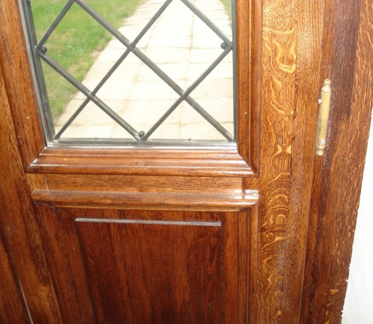 Unusual replacement woodwork