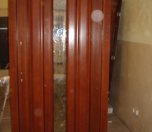 External wooden doors