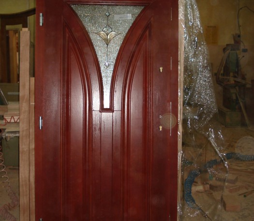 External wooden doors