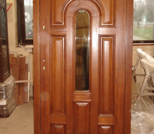 External wooden doors