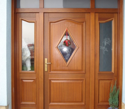 External wooden doors