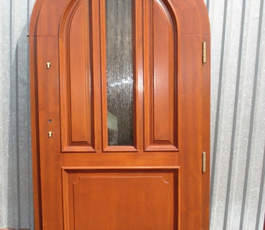 External wooden doors