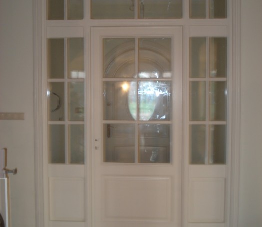 External wooden doors