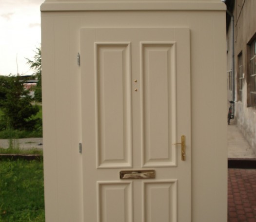 External wooden doors