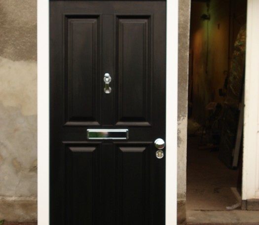 External wooden doors