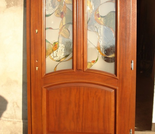 External wooden doors