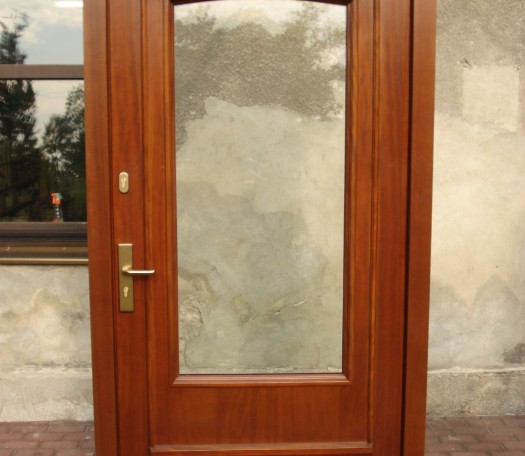External wooden doors