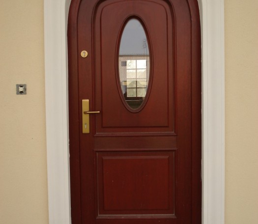 External wooden doors