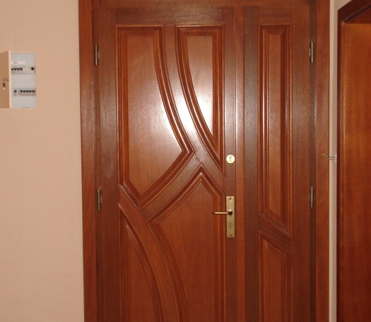 External wooden doors