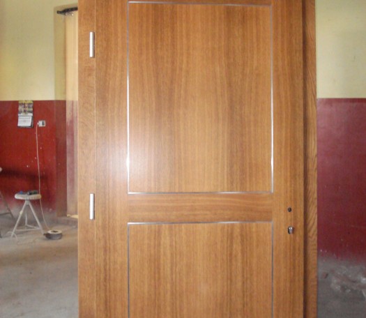 External wooden doors