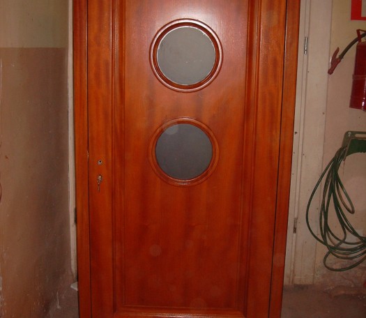 External wooden doors