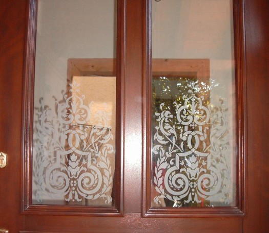 External wooden doors