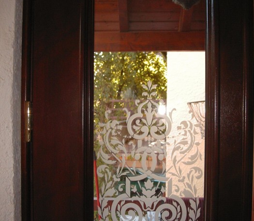 External wooden doors