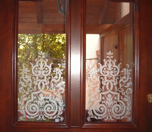 External wooden doors