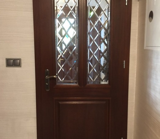 External wooden doors