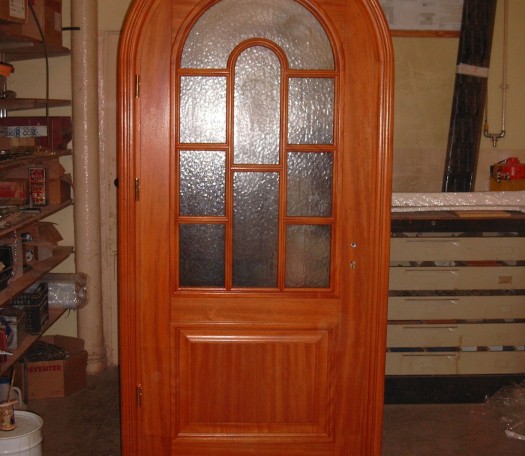 External wooden doors