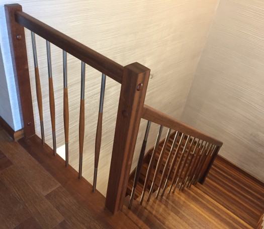 Wooden stairs