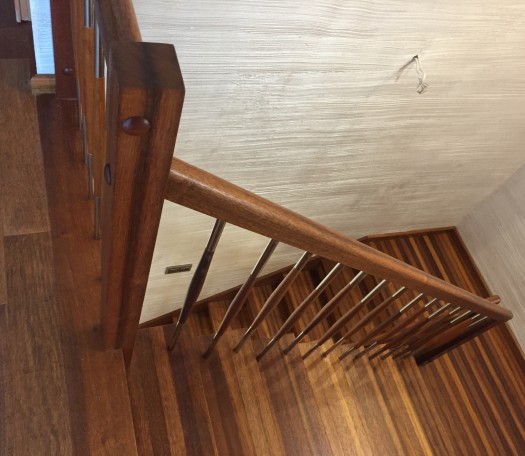 Wooden stairs