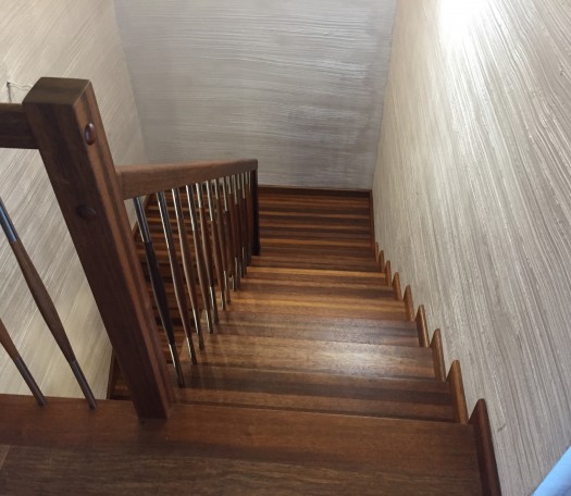 Wooden stairs