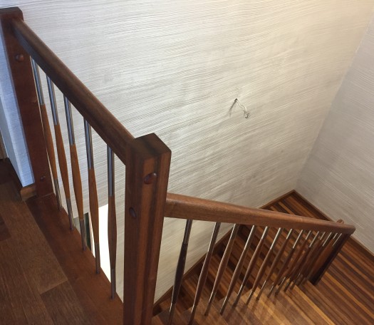 Wooden stairs