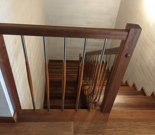 Wooden stairs