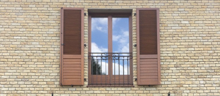 Wooden shutters